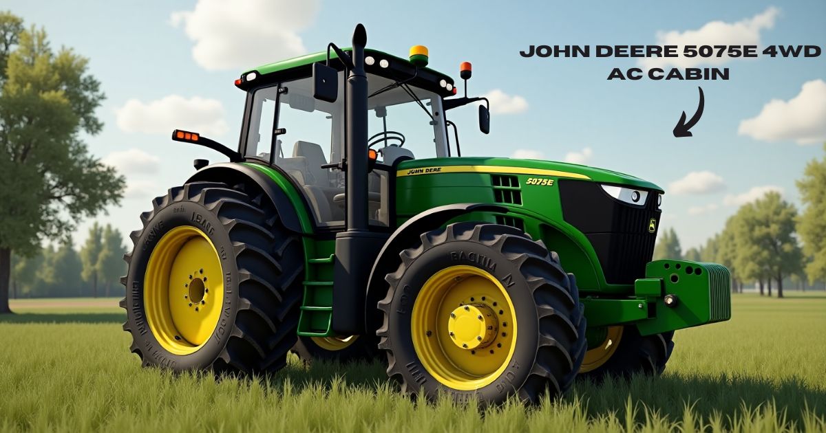 John Deere 5075E 4WD AC Cabin